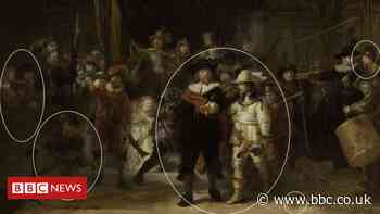 Rembrandt's The Night Watch painting restored by AI