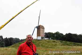 De wieken hangen al terug, maar nog even wachten vooraleer bekende molen weer in volle glorie hersteld is: “Eerst een tijdje proefdraaien”