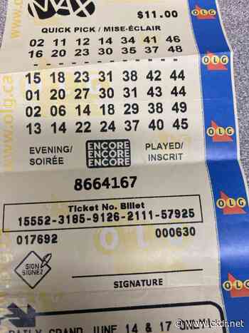 Lotto Draw Finally Won; Millionaire In Thunder Bay - ckdr.net