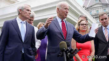 Pres. Biden and bipartisan senators have deal on infrastructure | WATCH LIVE