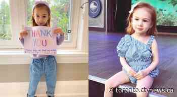 Toronto toddler searching for one-in-40-million donor to save her life - CTV Toronto