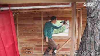 Out of work magician conjures up new career building treehouses