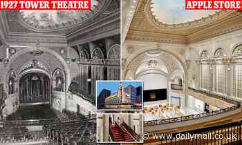 Apple restores 1920s Los Angeles Tower Theatre into a new store