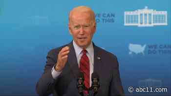 In Raleigh, President Biden encourages vaccinations, warns about Delta variant