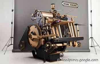 Full size Heidelberg Letterpress made from paper