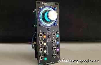 BeetTweek Eurorack DSP module with haptic feedback