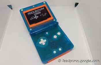 Folding Arduboy FX SP handheld games console