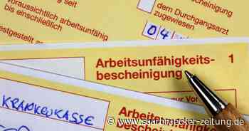Barmer: Landesweit höchster Krankenstand im Kreis Neunkirchen - Saarbrücker Zeitung