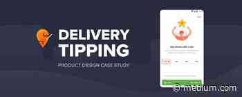 Designing a tipping experience for Swiggy delivery