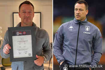 Chelsea legend John Terry completes Uefa licence and coaching badges as he nears first managerial role... - The Sun