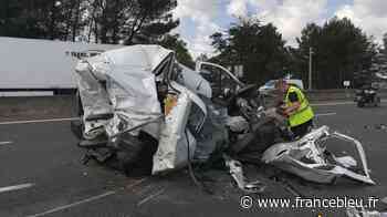 PHOTOS - Miracle après un accident sur l'A9 vers Gallargues-le-Montueux - France Bleu