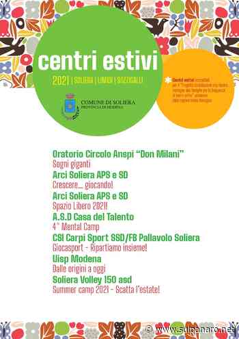 Soliera, dal 7 giugno al via i centri estivi - SulPanaro | News - SulPanaro