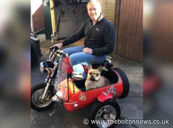 Bolton man rides motorbike and sidecar with his French Bulldogs - The Bolton News