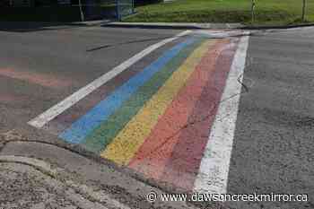 DC Pride Society's rainbow crosswalk ready for the limelight - Dawson Creek Mirror