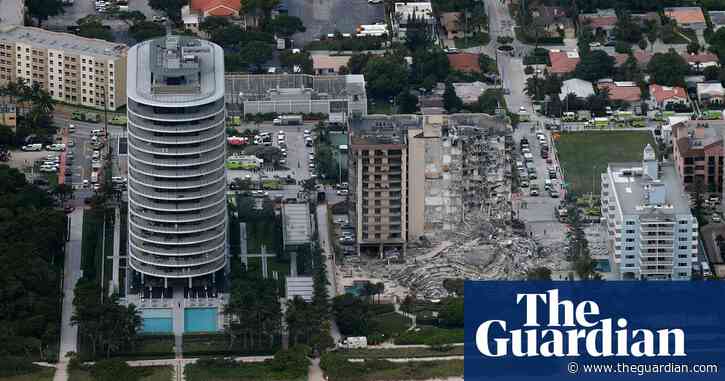 Miami building collapse: one dead as rescue crews say 99 unaccounted for