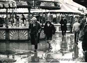 Soaking up the atmosphere of a damp Blackburn Easter fair