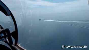 Russia releases footage showing warship at center of UK dispute