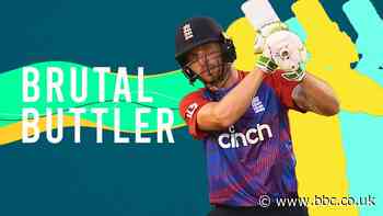 England v Sri Lanka: Jos Buttler blasts hosts to victory in first T20