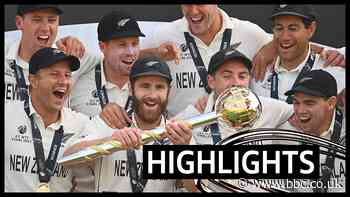 India v New Zealand: New Zealand win World Test Championship after thrilling final day