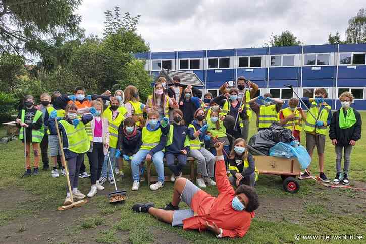 Leerlingen De Beuk vinden heel wat zwerfvuil