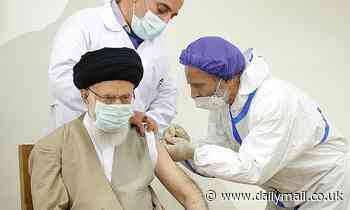Iran's supreme leader Ayatollah Ali Khamenei receives first dose of Tehran's own Covid-19 vaccine