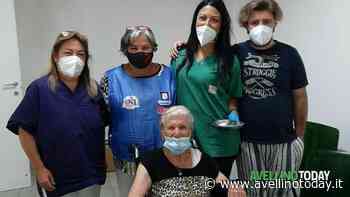 La signora Maria Nicola vaccinata a 93 anni a Solofra - AvellinoToday