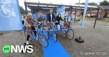 Nu ook deelfietsen van Blue-bike aan het station van Lommel - VRT NWS