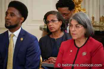 Mayor Scott Discusses Gun Tracing & Community Violence Intervention Groups With President Biden - CBS Baltimore