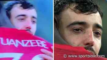 Bruno Fernandes Breaks Down In Tears After David De Gea Penalty Miss - SPORTbible