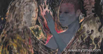 A Painting of a Fiery Being From a Parallel Universe