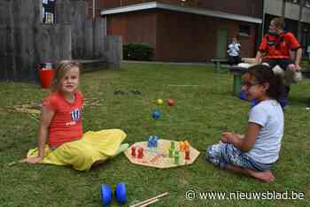 Kinderen BKLO Oosterlo testen gloednieuwe fit-o-meter