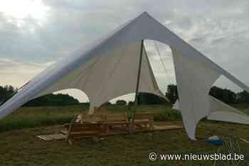 Vandalen vernielen tent van Bar Baraque