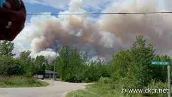 Forest Fire Burns Near Naicatchewenin - ckdr.net