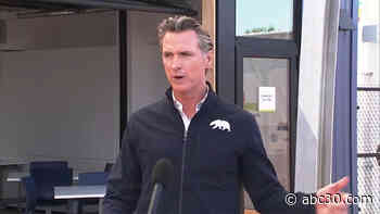 Gov. Newsom tours Homekey site in Santa Clara County