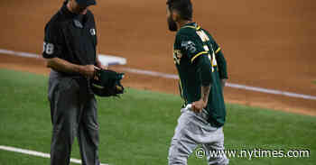 Umpire Substance Checks Put Pitchers in Awkward Positions