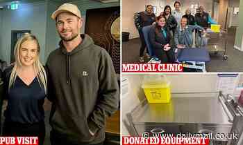 Chris Hemsworth donates $10,000 to an Armidale, NSW, medical clinic then hits the pub - Daily Mail