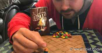 New M&M-stacking world record harder to break than it sounds     - CNET