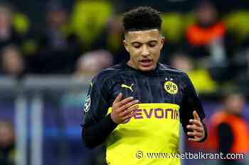 Jadon Sancho kan bijna het gras van Old Trafford ruiken