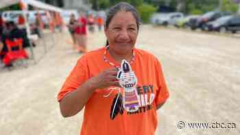 Residential school survivor walking to Ottawa to honour 'lost little souls' reaches Manitoba