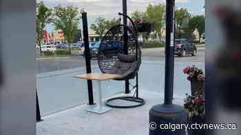 Calgary pizzeria looks for help finding stolen patio chair - CTV Toronto