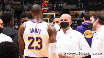Lakers' LeBron James reacts to Jason Kidd taking Mavericks coaching job
