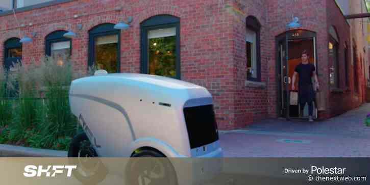 These cute robots are now delivering pizza across Austin, Texas