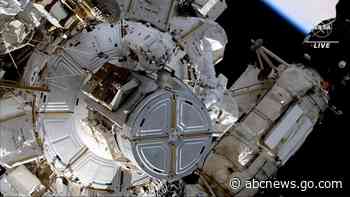 Astronauts complete solar panel work in 3rd spacewalk