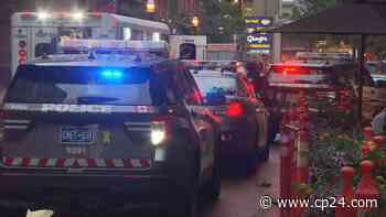 Man taken to hospital after stabbing outside downtown Toronto hotel - CP24 Toronto's Breaking News