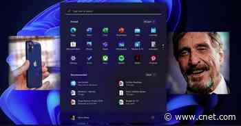 Microsoft announces Windows 11, John McAfee found dead video     - CNET