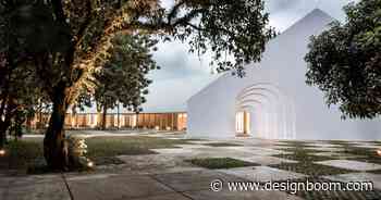local architecture bureau's bogor creative hub stands as a sweeping, gestural curve - Designboom