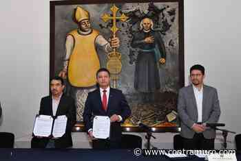 UMSNH firma convenio con el colegio de profesionistas de Michoacán - ContraMuro