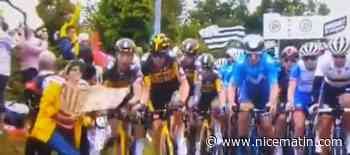 Une spectatrice à l'origine d'une terrible chute dans le peloton du Tour de France lors de la 1re étape