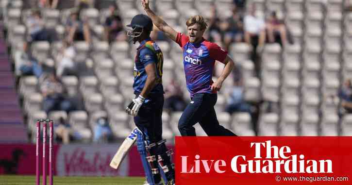 England set Sri Lanka 181 target to win third men’s T20 – live!