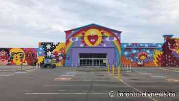 Former Walmart becomes one of Canada’s largest murals
